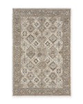 Tetbury Cream & Brown Distressed Vintage Rug