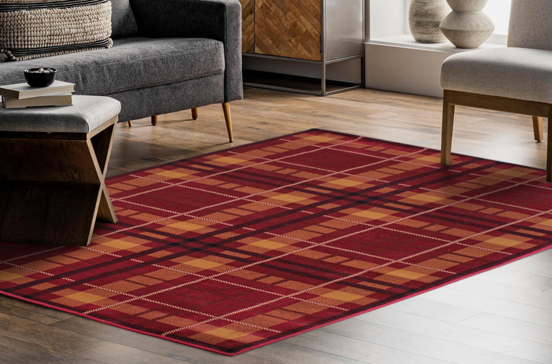 TARTAN CHECKED RUGS