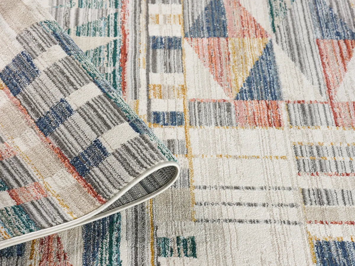 Adobe Multicolour Kilim Patchwork Rug