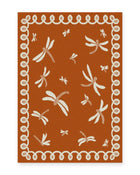 Amalfi Terracotta Dragonfly Outdoor Rug