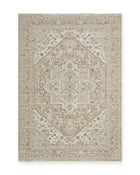 Amber Cream Vintage Medallion Rug