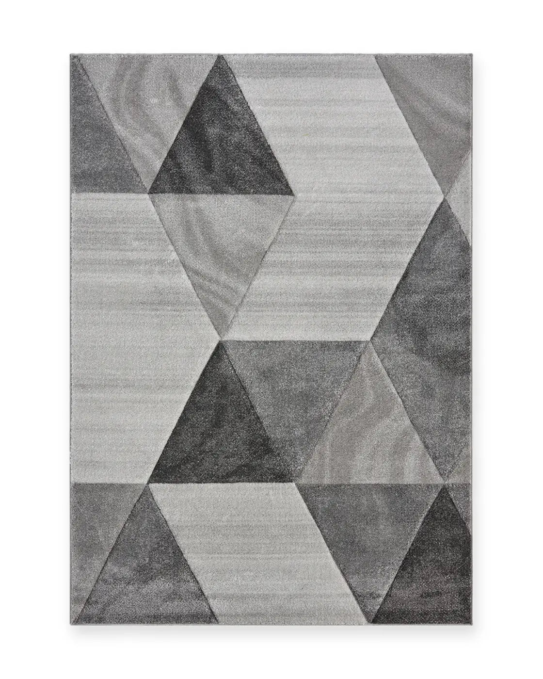Apex Grey Geometric Rug