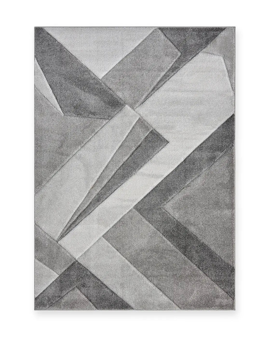 Arrow Grey Chevron Rug