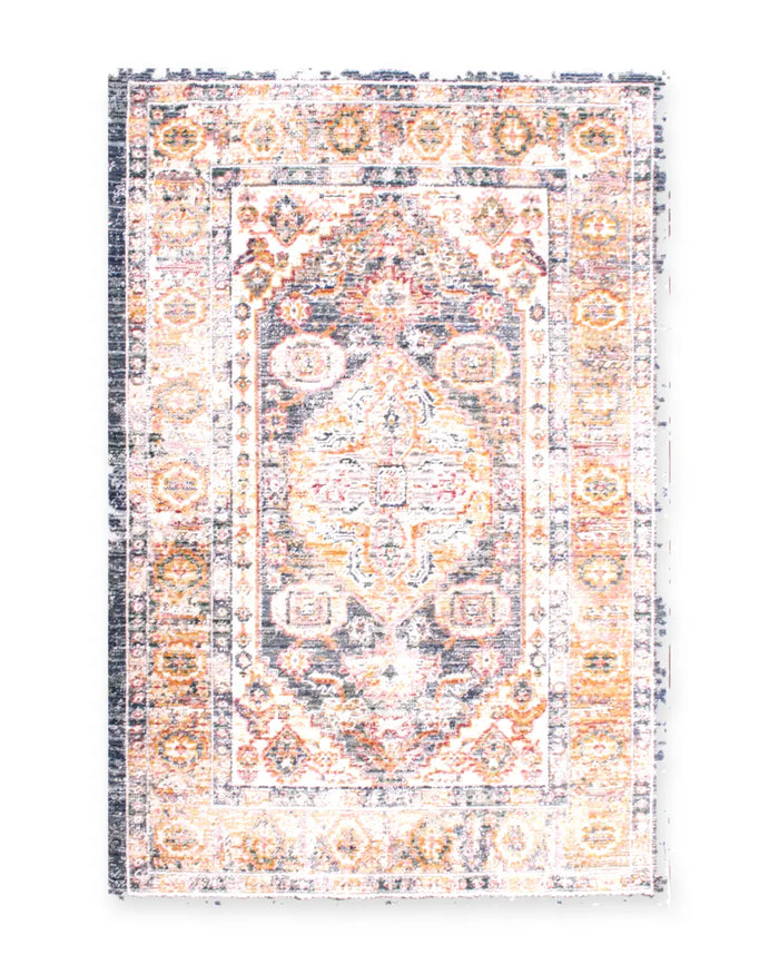 Aspen Blue Washed Persian-Style Rug