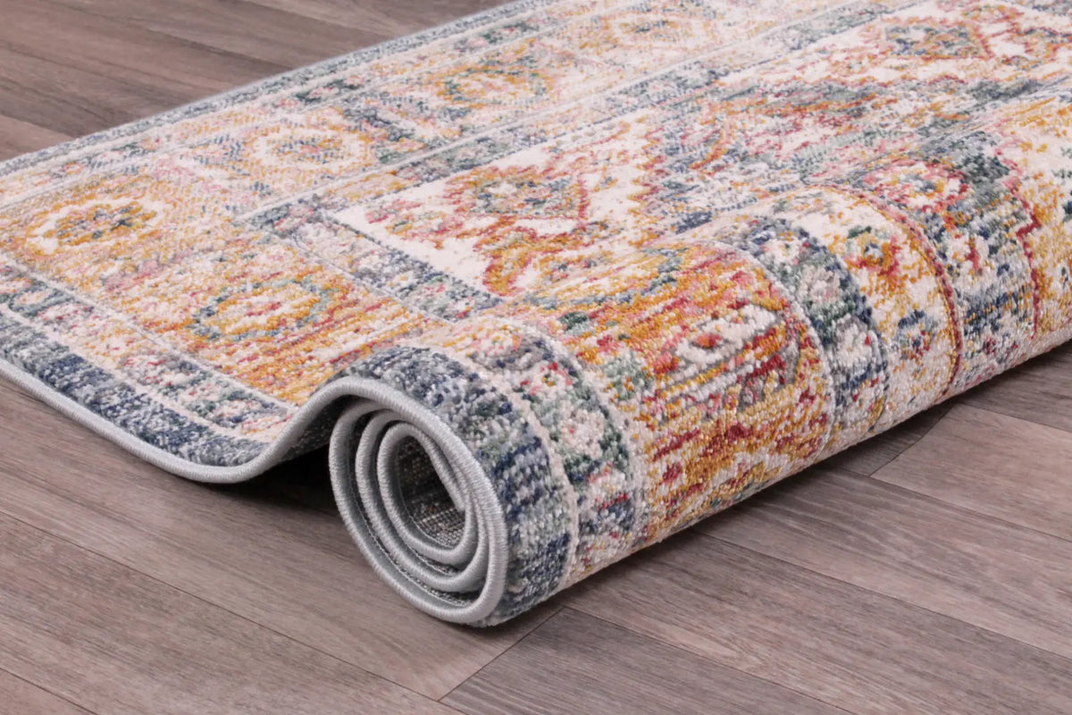 Aspen Blue Washed Persian-Style Rug