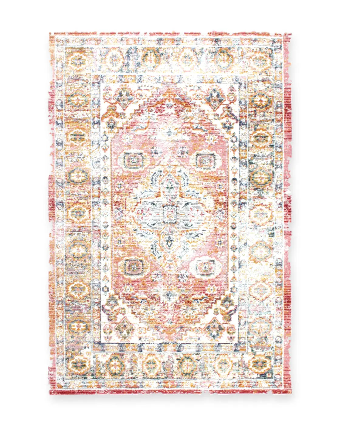 Aspen Terracotta Washed Persian-Style Rug