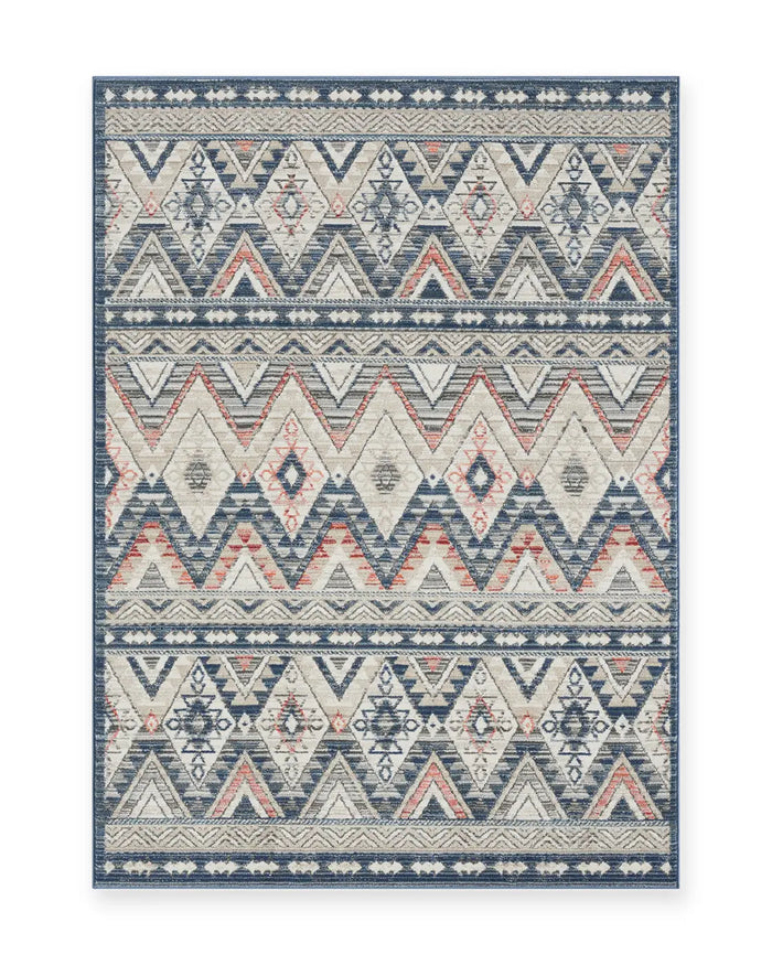 Atlas Navy Berber Style Rug