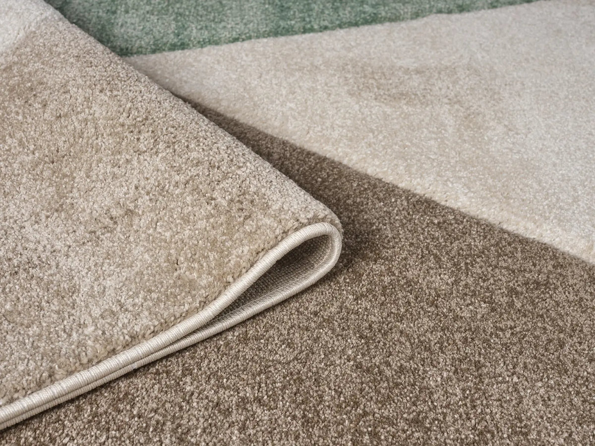 Axis Sage Green Geometric Rug