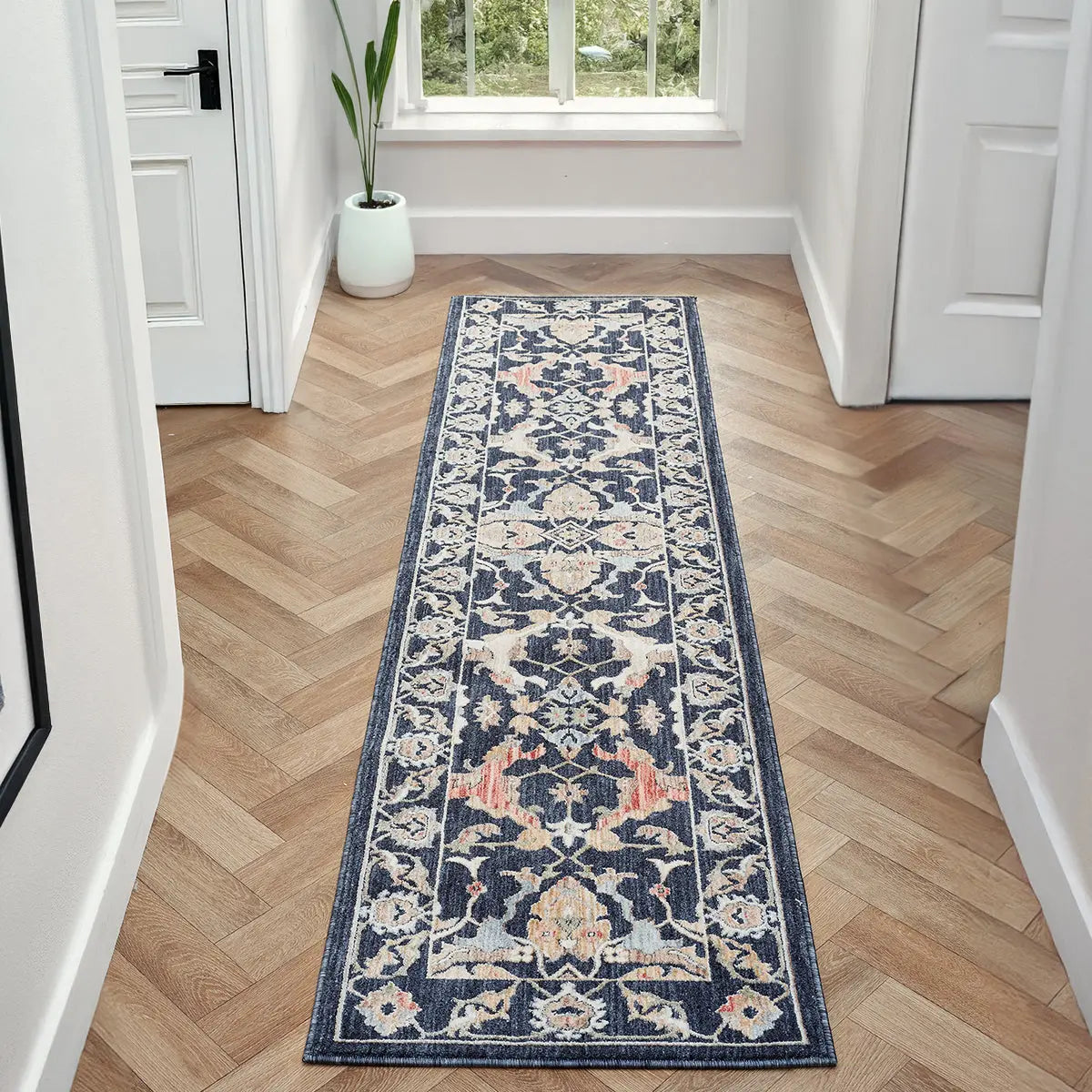 Beatrice Navy Vintage Persian-Style Rug