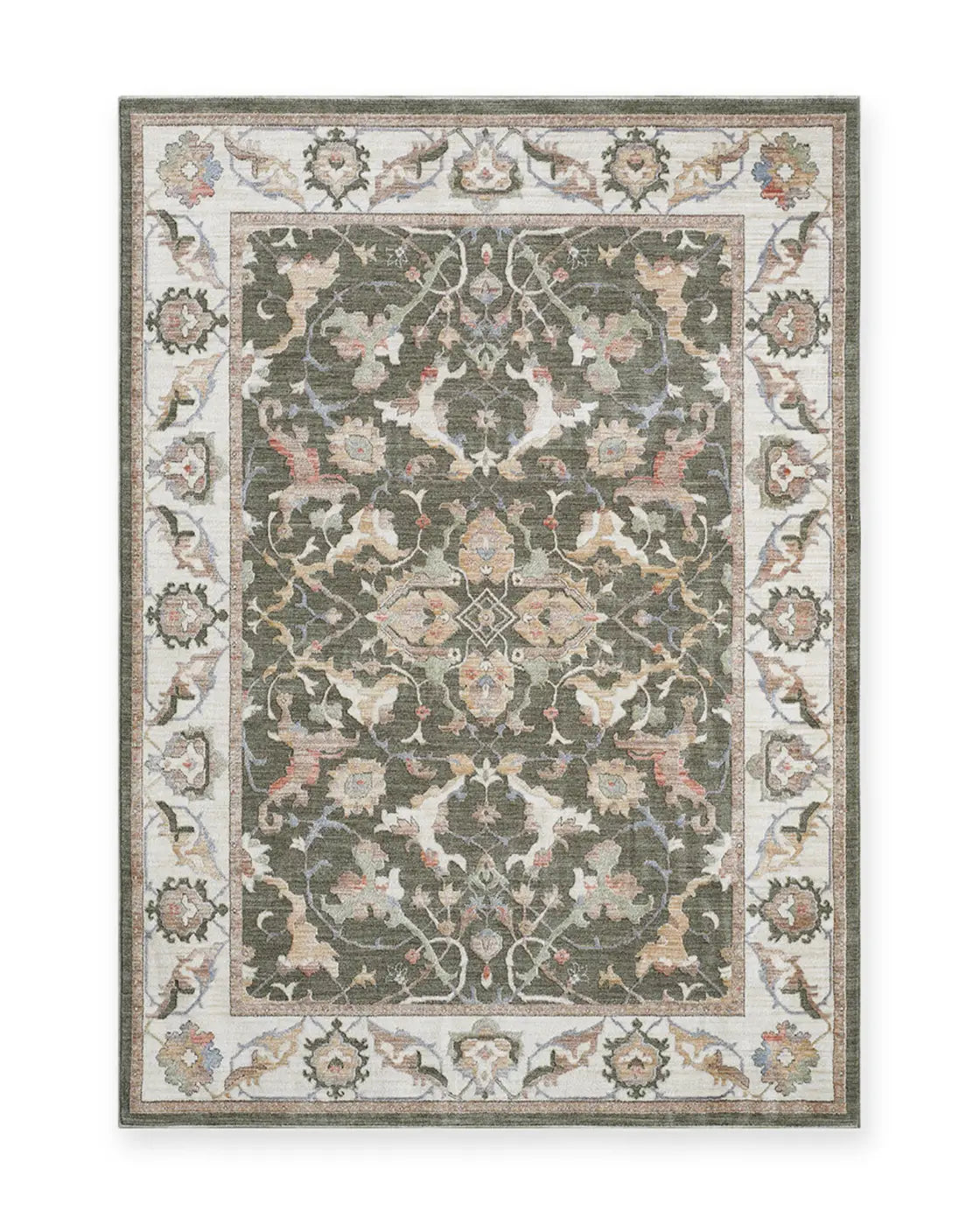 Beatrice Sage Green Vintage Persian-Style Rug