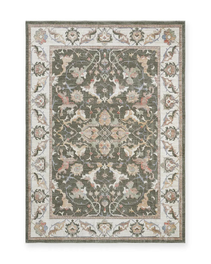 Beatrice Sage Green Vintage Persian-Style Rug