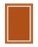 Capri Terracotta Bordered Outdoor Rug