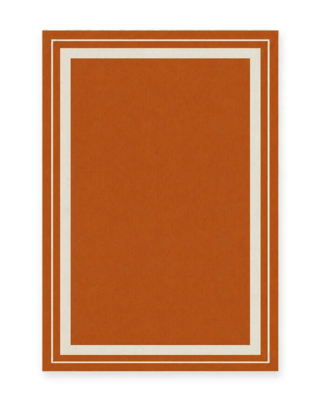 Capri Terracotta Bordered Outdoor Rug