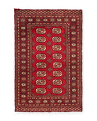 Caravan Red Hand-Tufted Wool Rug