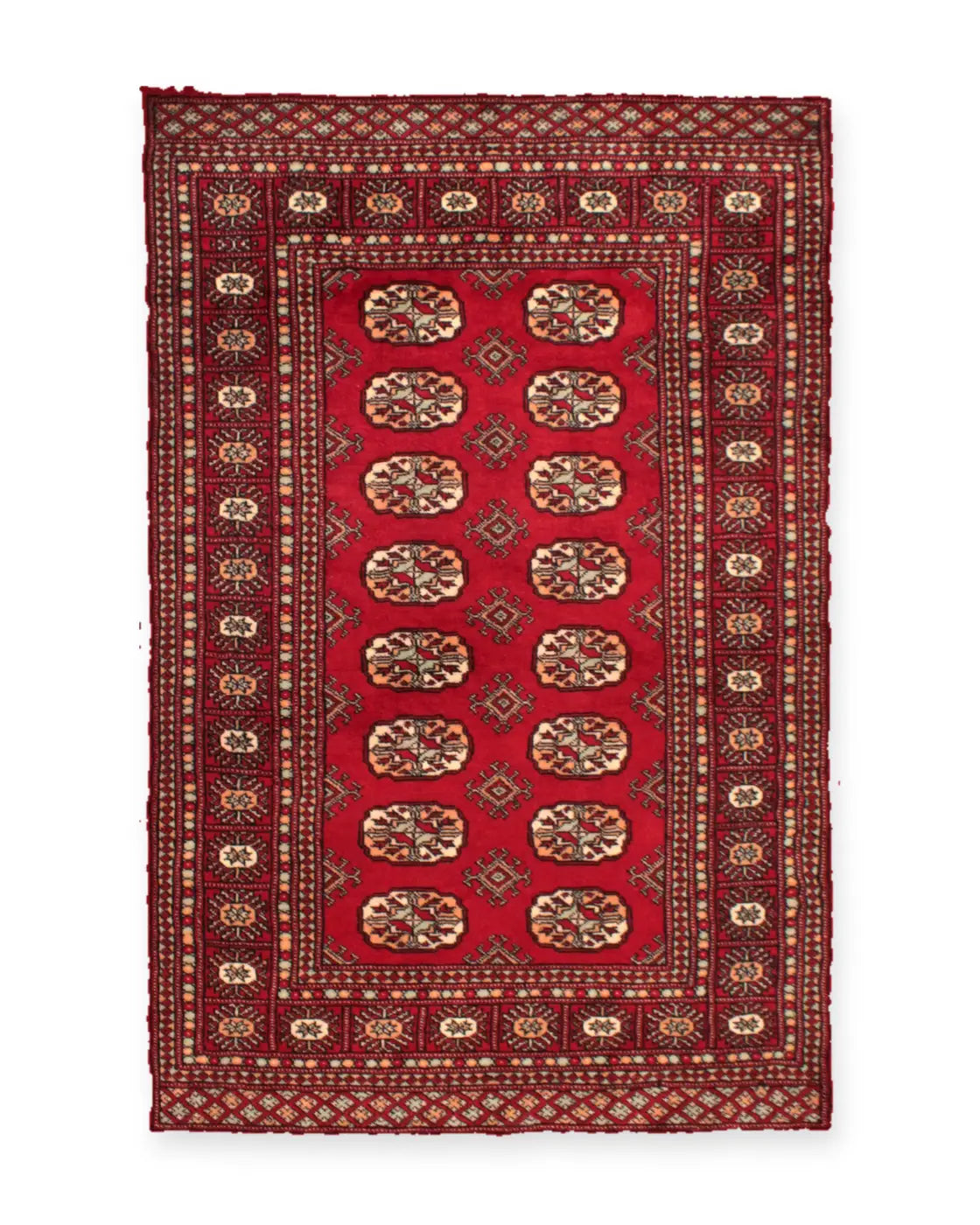 Caravan Red Hand-Tufted Wool Rug