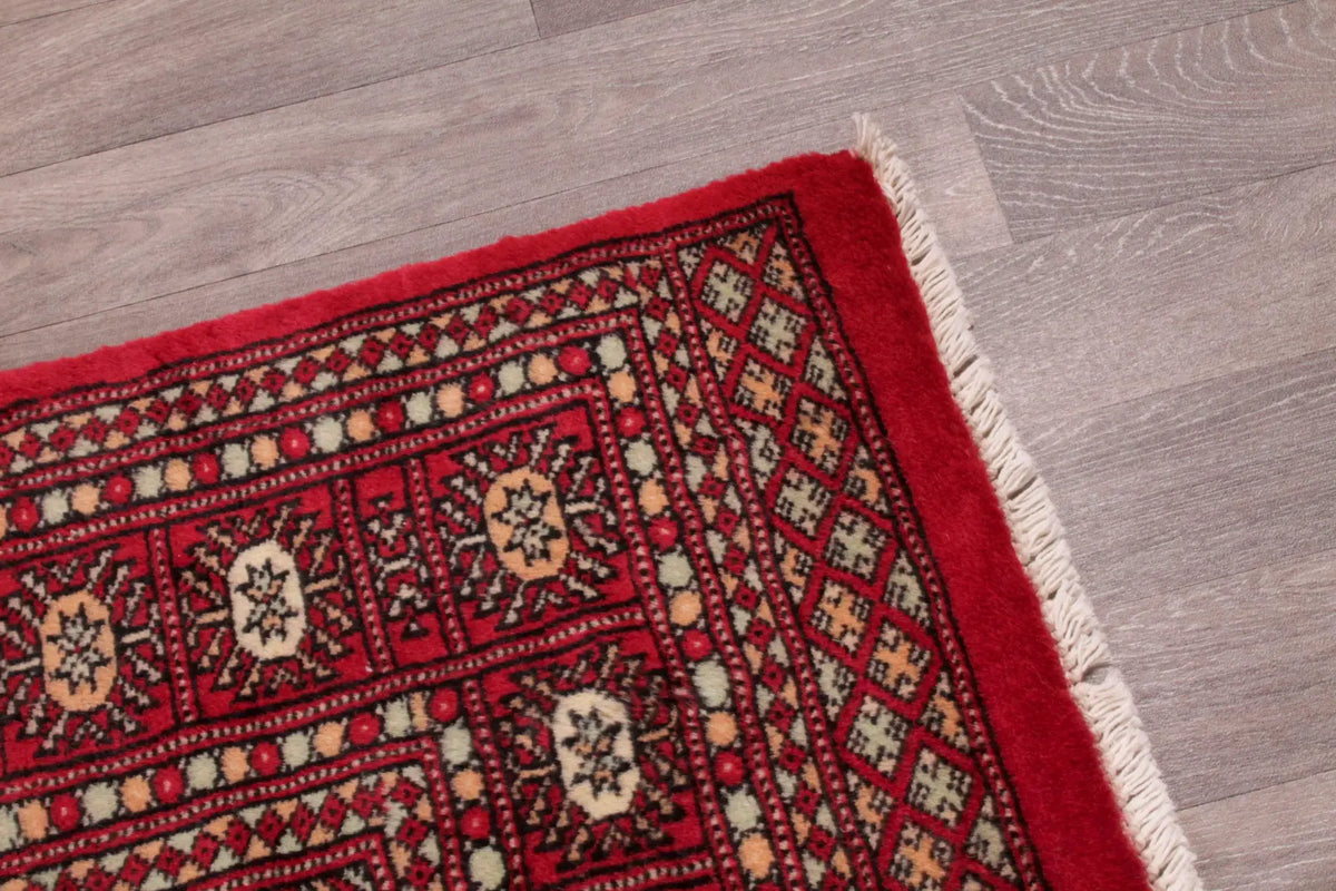 Caravan Red Hand-Tufted Wool Rug