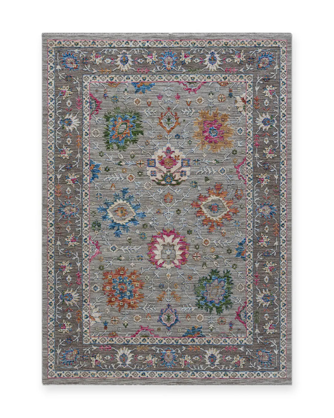 Cardamom Multicolour Vintage Oriental Rug