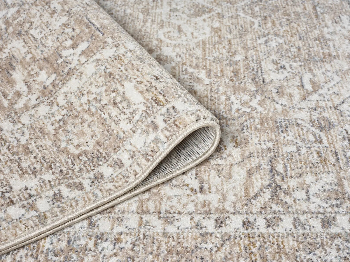 Chalk Beige Vintage Medallion Rug