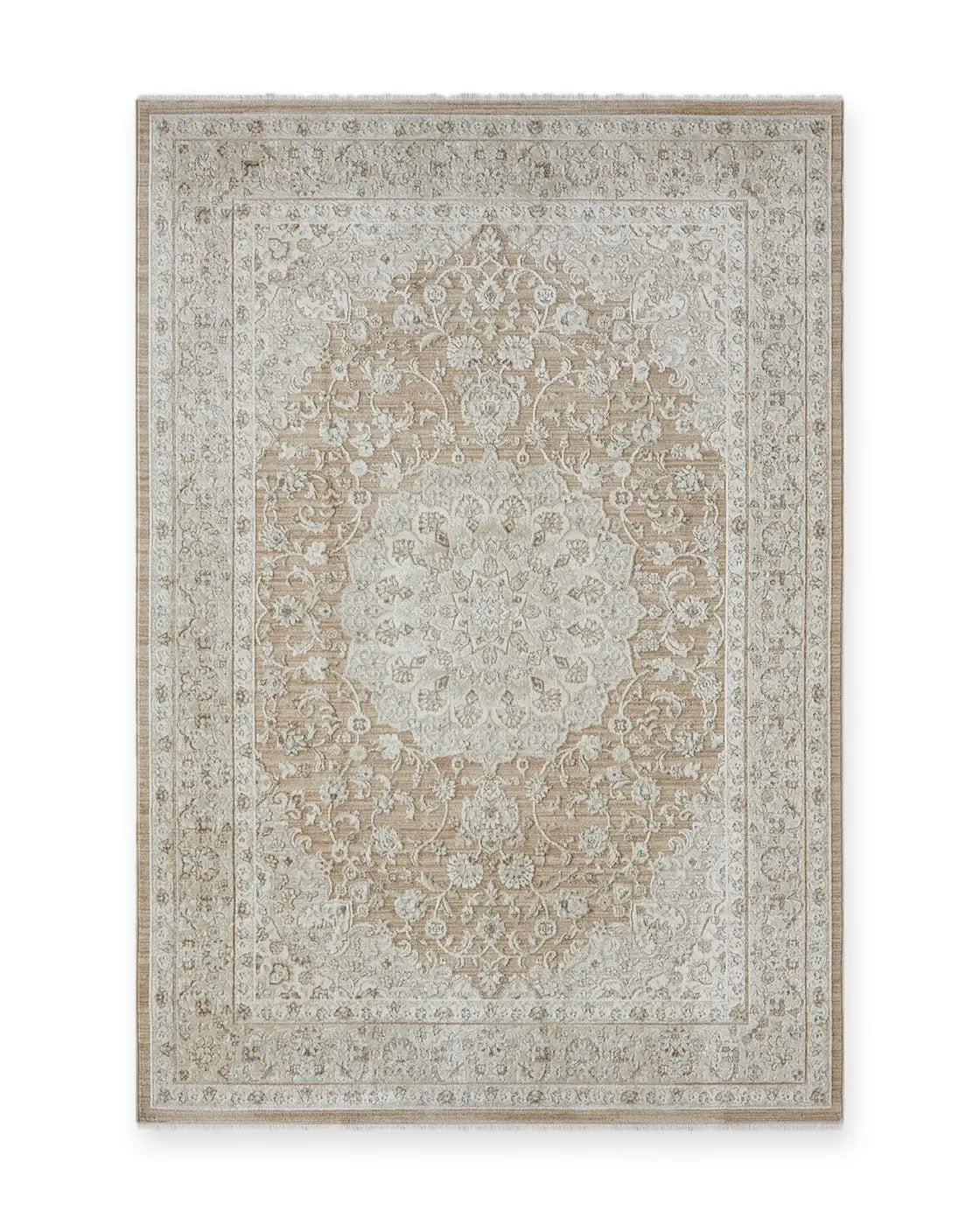 Chester Beige Medallion Rug