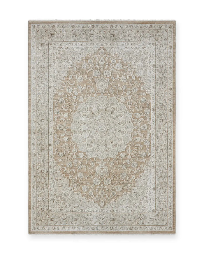Chester Beige Medallion Rug
