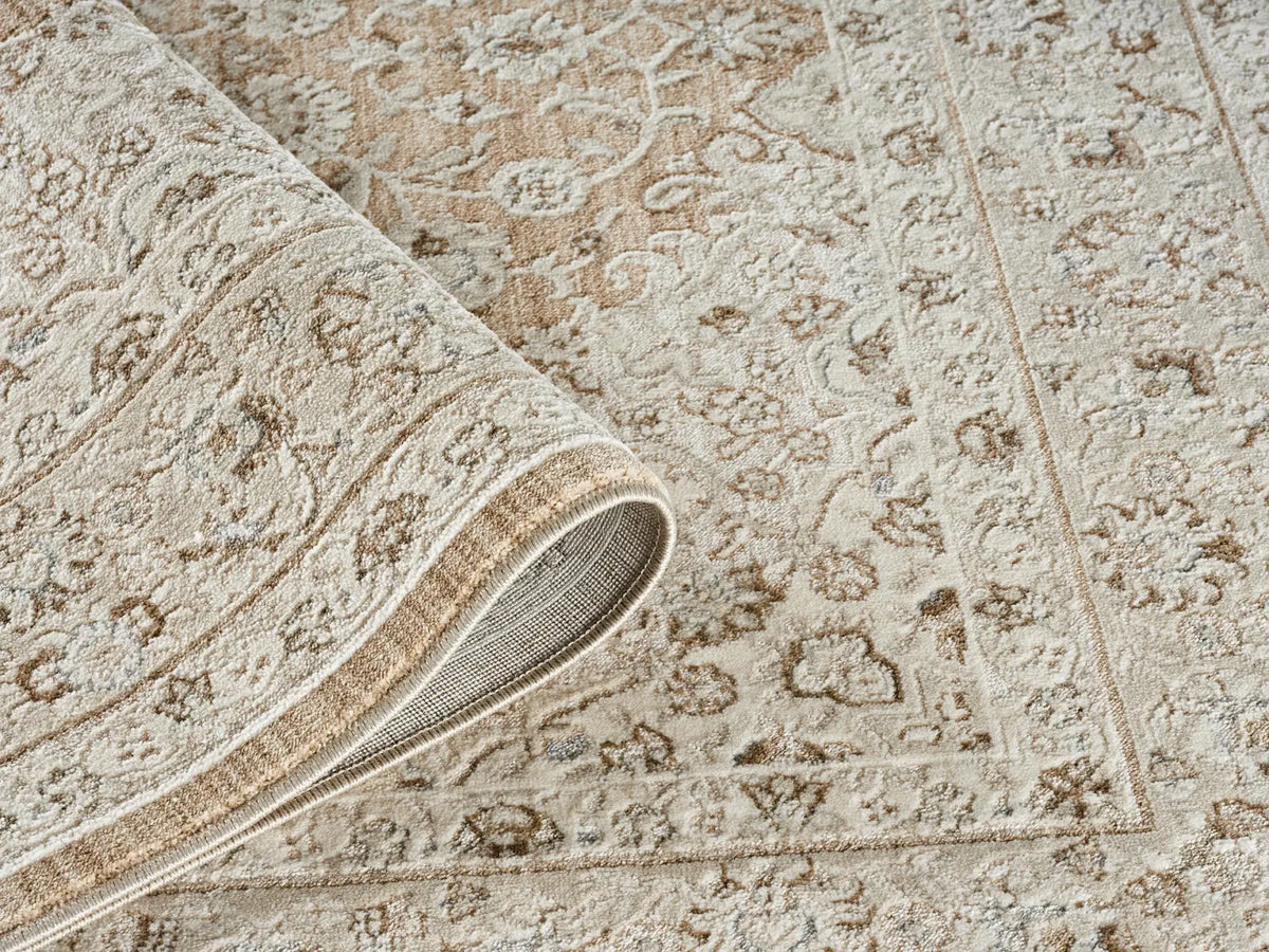 Chester Beige Medallion Rug