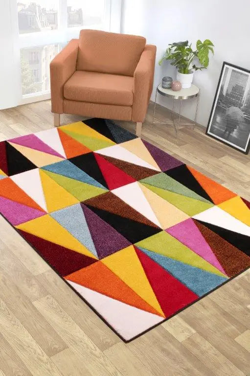 Cockatoo Rainbow Harlequin Rug