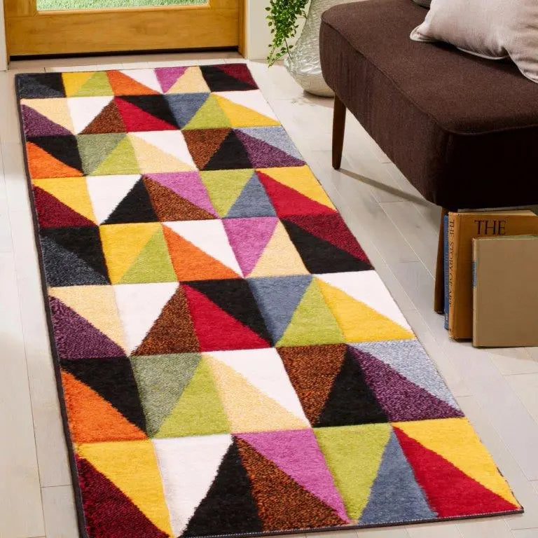 Cockatoo Rainbow Harlequin Rug