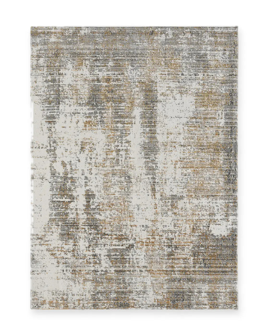 Dune Cream Abstract Distressed Rug