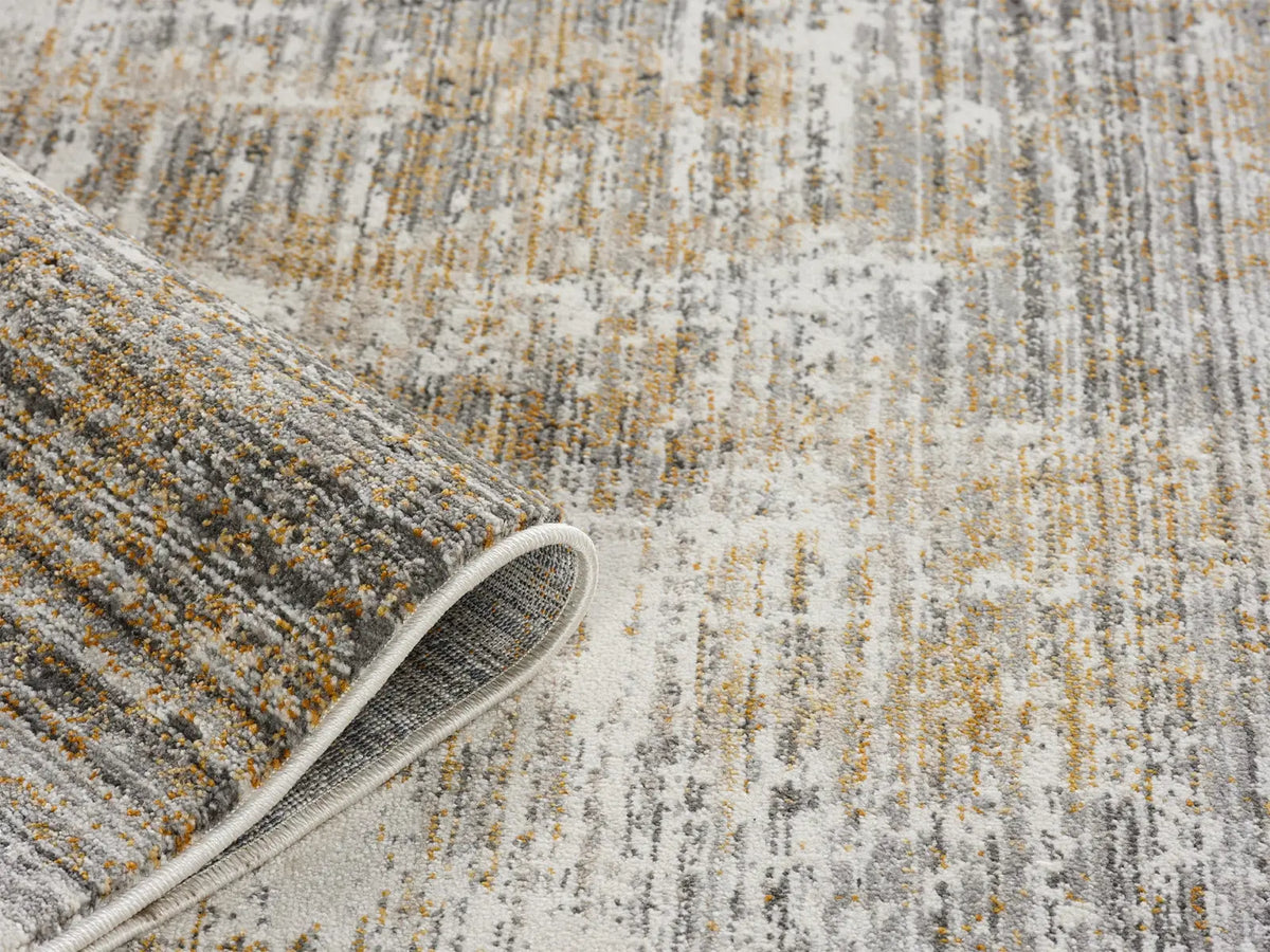 Dune Cream Abstract Distressed Rug