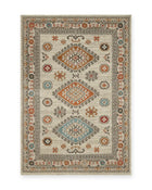 Edale Cream Traditional Tribal Rug