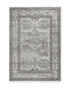 Eden Grey Textured Tribal Rug