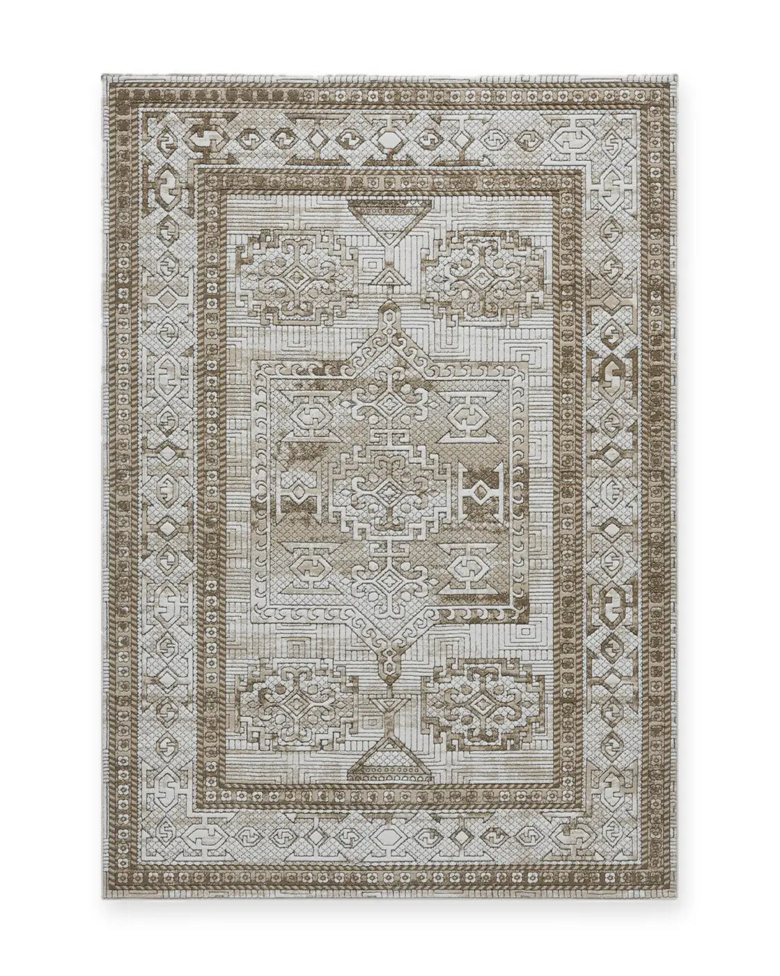 Eden Natural Textured Tribal Rug