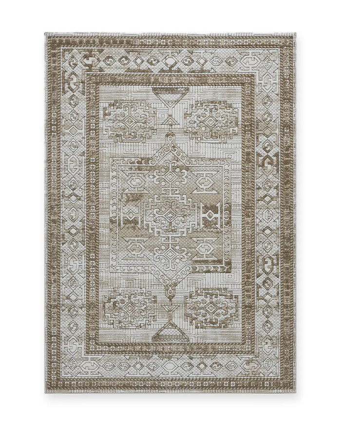 Eden Natural Textured Tribal Rug