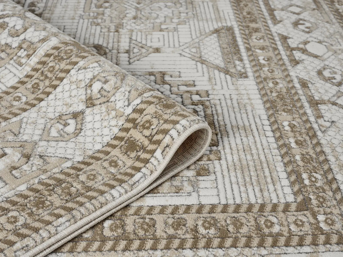 Eden Natural Textured Tribal Rug