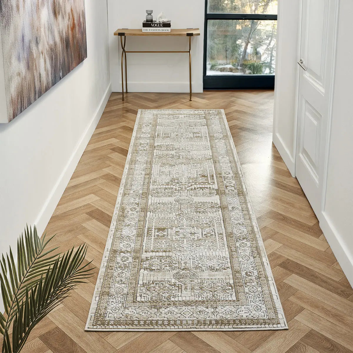 Eden Natural Textured Tribal Rug