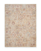 Edith Beige & Cream Vintage Persian-Style Rug