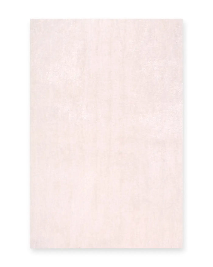 Feather Ivory Silky Shaggy Rug