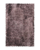 Feather Taupe Grey Silky Shaggy Rug