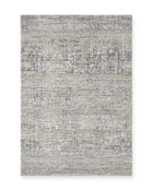 Flax Grey Striated Neutral Rug