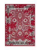 Florence Red Distressed Persian-Style Rug