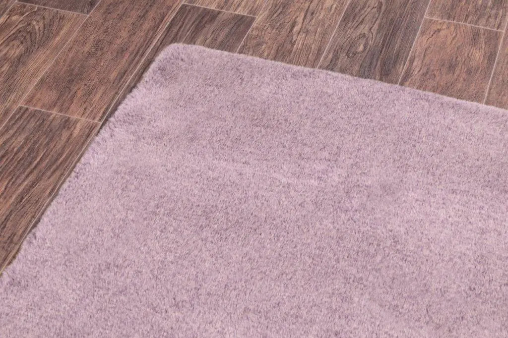 Frost Lilac Tipped Faux Fur Rug