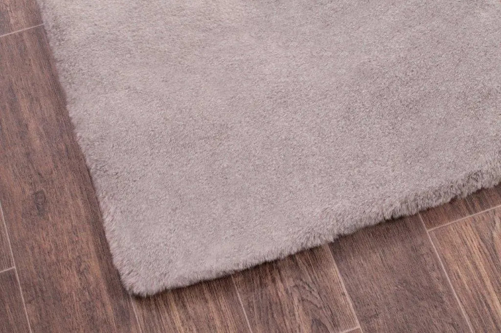 Frost Mink Tipped Faux Fur Rug
