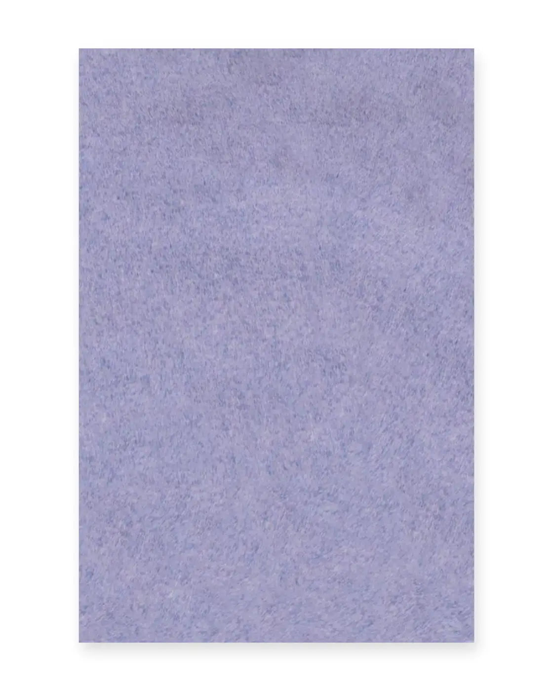 Frost Periwinkle Blue Tipped Faux Fur Rug