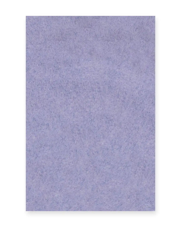Frost Periwinkle Blue Tipped Faux Fur Rug