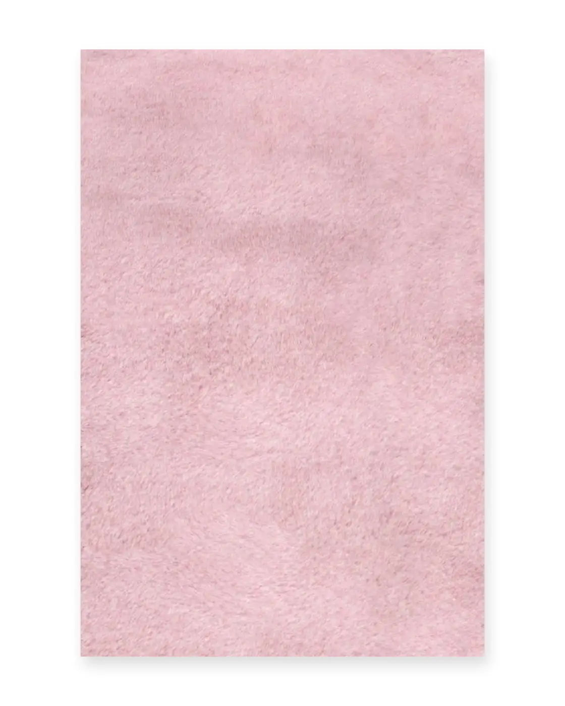Frost Pink Tipped Faux Fur Rug