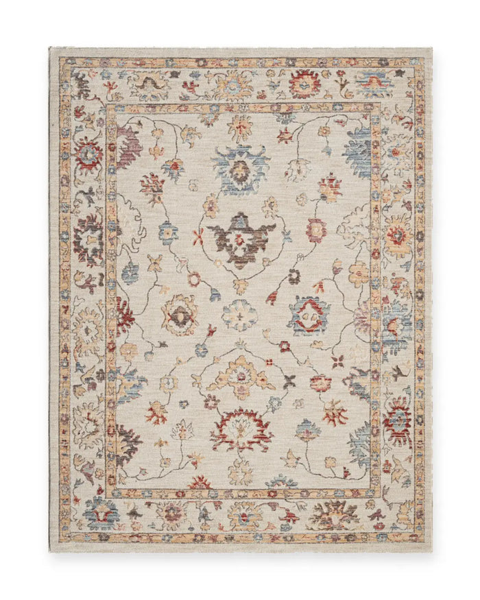 Harriet Beige & Sand Vintage Floral Rug