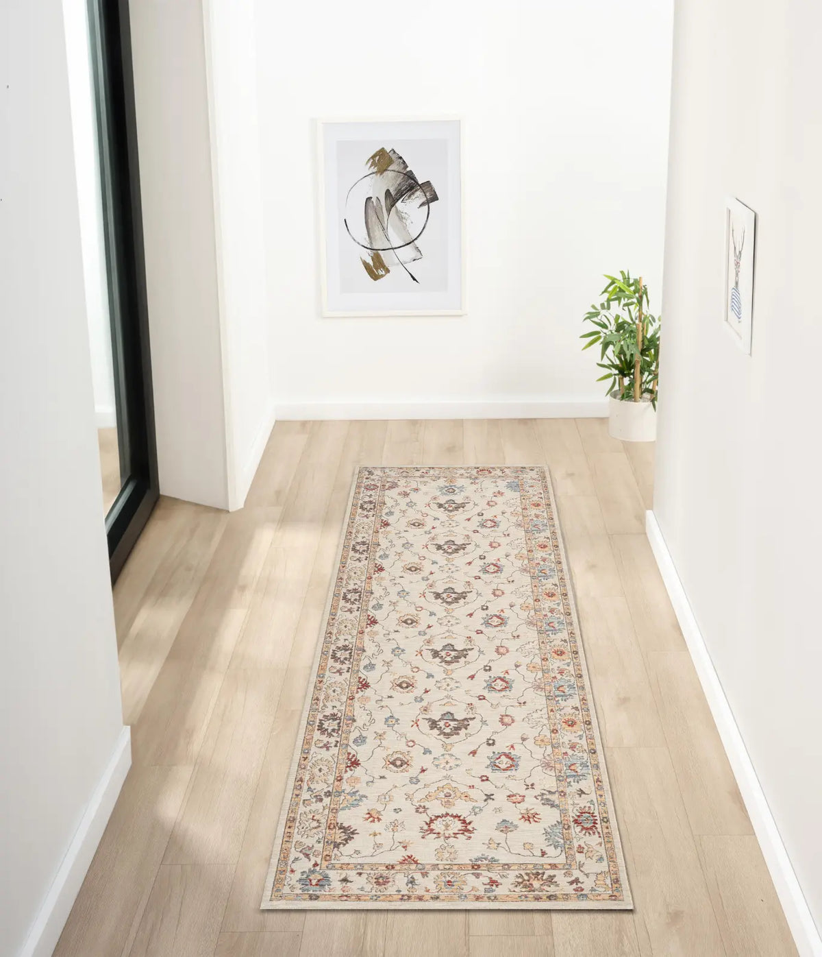Harriet Beige & Sand Vintage Floral Rug