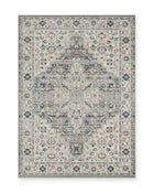 Hawthorn Grey Vintage Medallion Rug