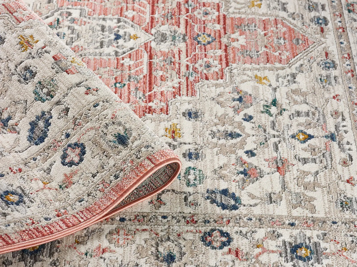 Hawthorn Rust Vintage Medallion Rug