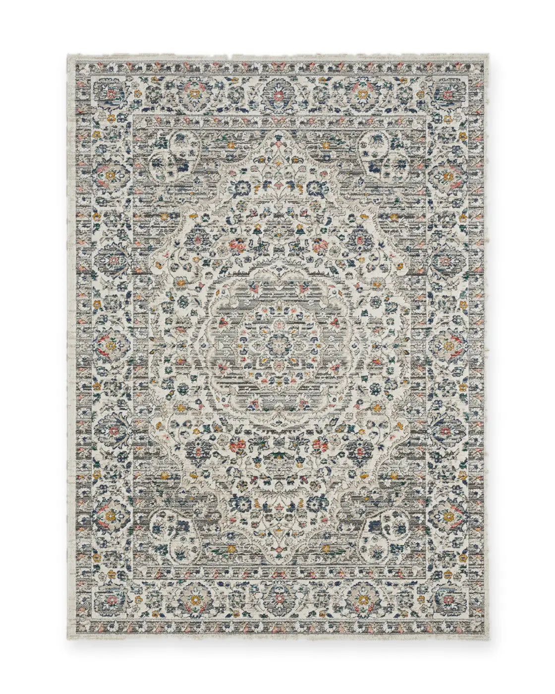 Hazel Cream Vintage Rosette Rug